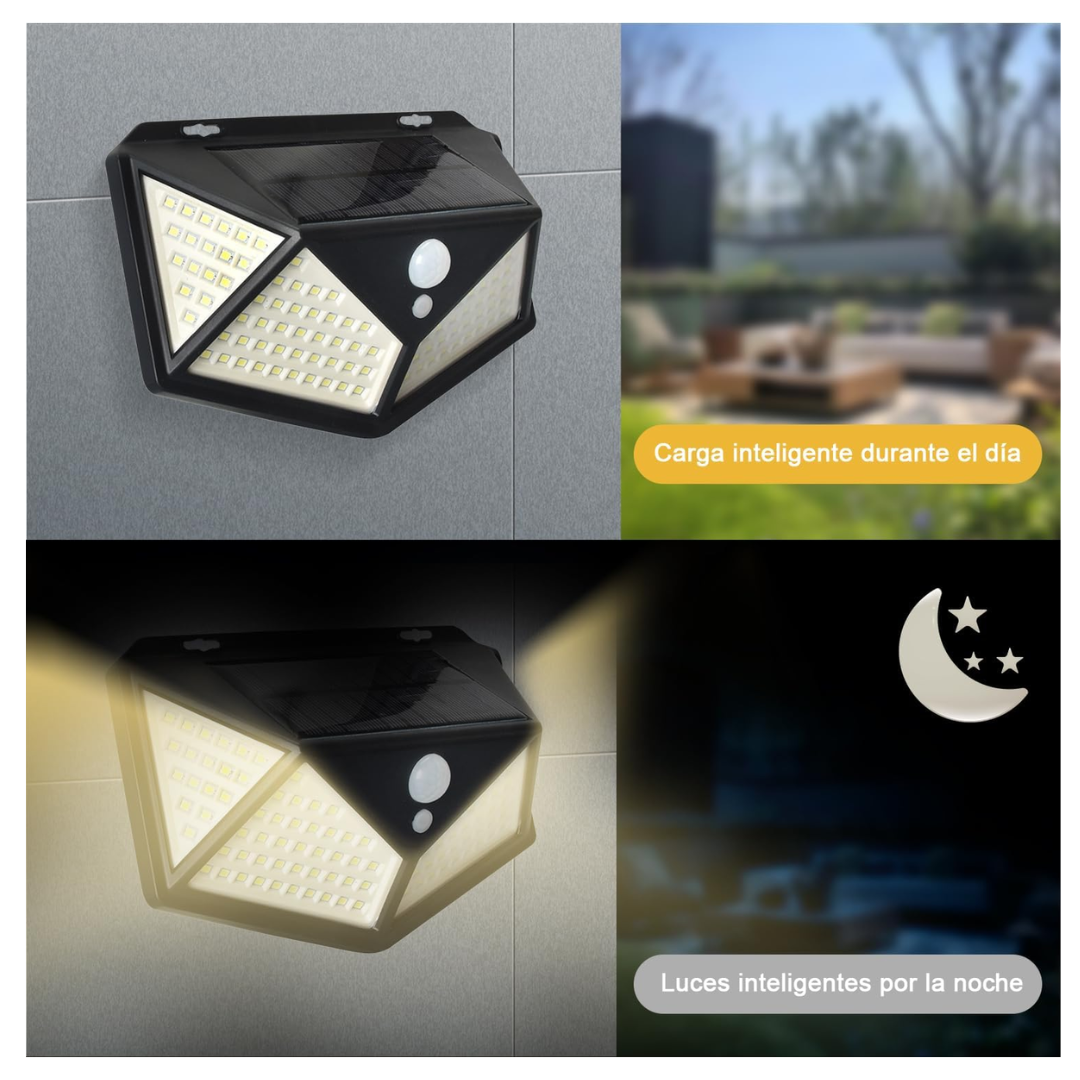 Foco Solar Premium con Sensor de Movimiento